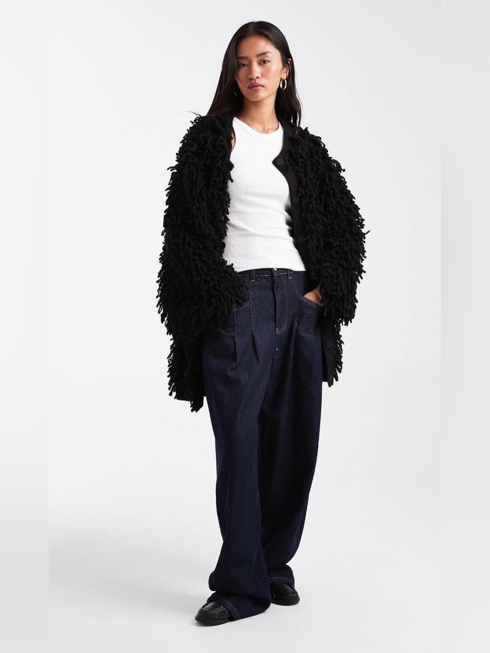 ASOS Design looping coatigan